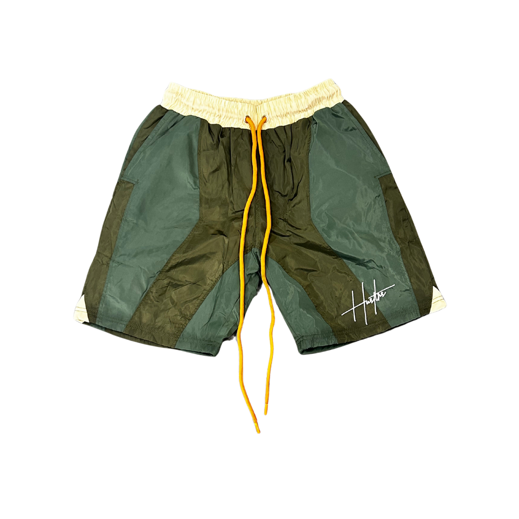TRACK MEET "WINDBREAKER SHORTS" GREEN
