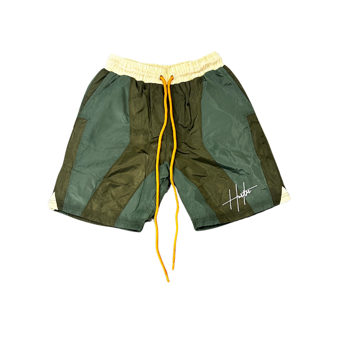 TRACK MEET "WINDBREAKER SHORTS" GREEN