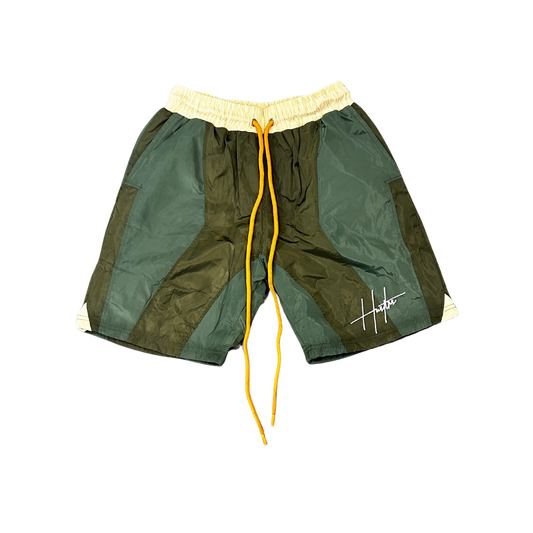 TRACK MEET "WINDBREAKER SHORTS" GREEN