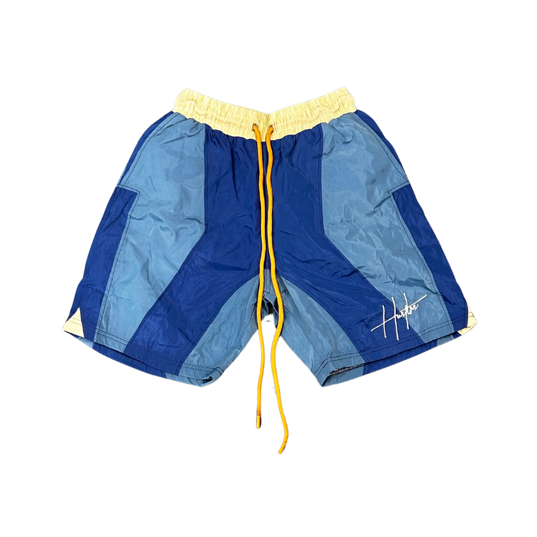 TRACK MEET "WINDBREAKER SHORTS" BLUE