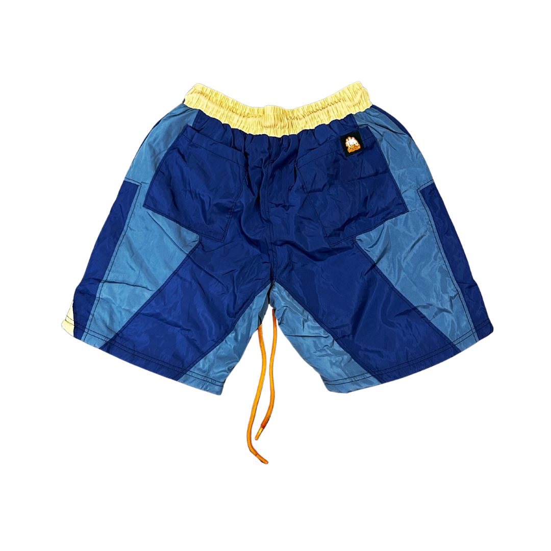 TRACK MEET "WINDBREAKER SHORTS" BLUE