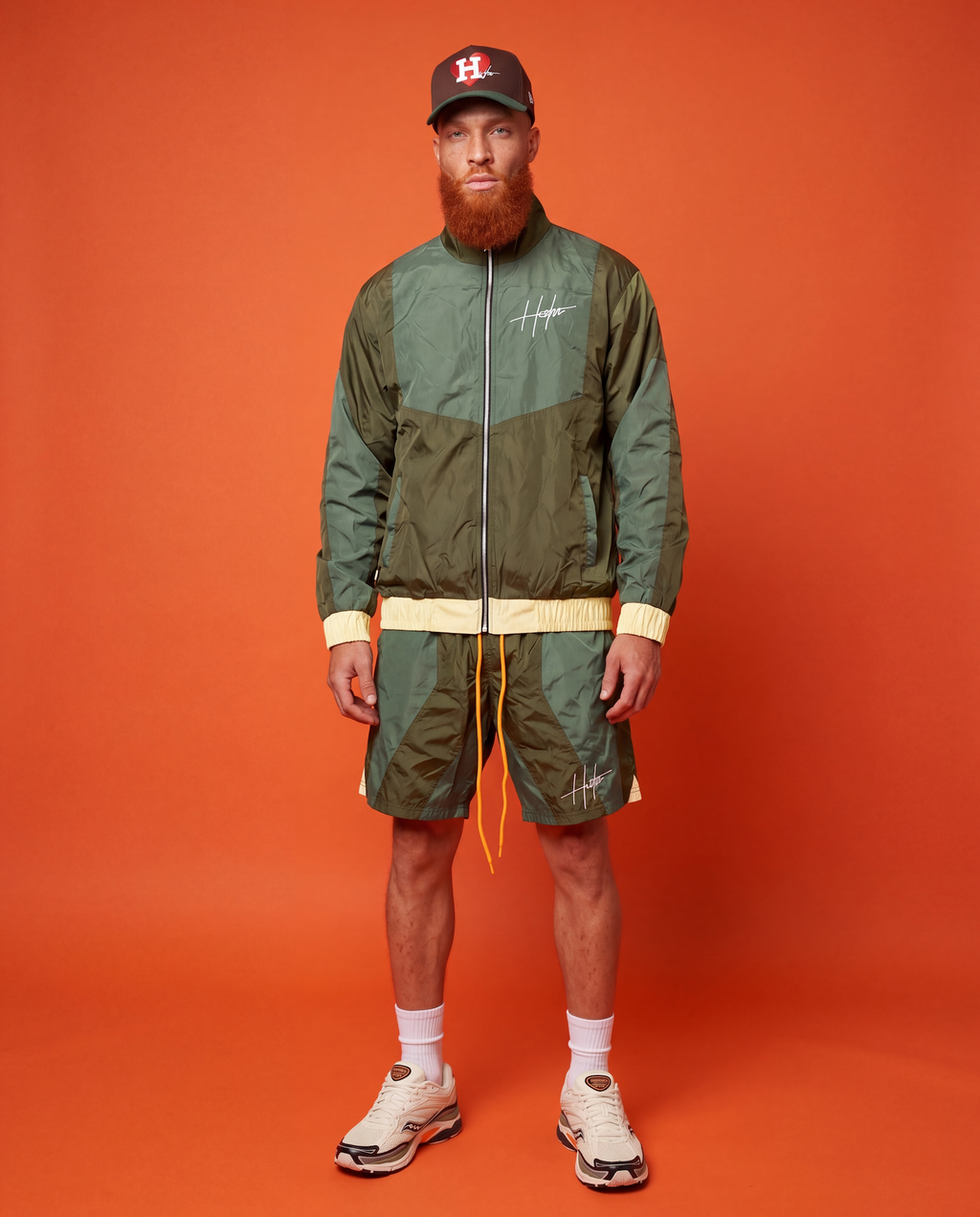 TRACK MEET "WINDBREAKER JACKET" GREEN