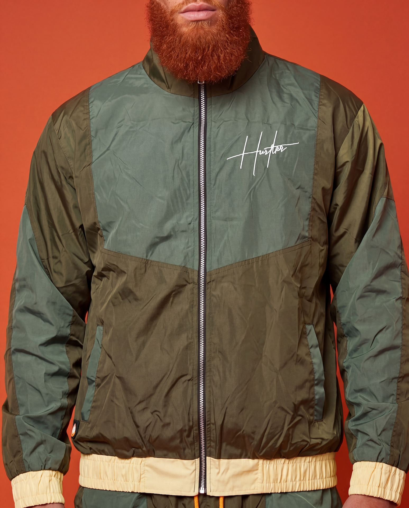 TRACK MEET "WINDBREAKER JACKET" GREEN